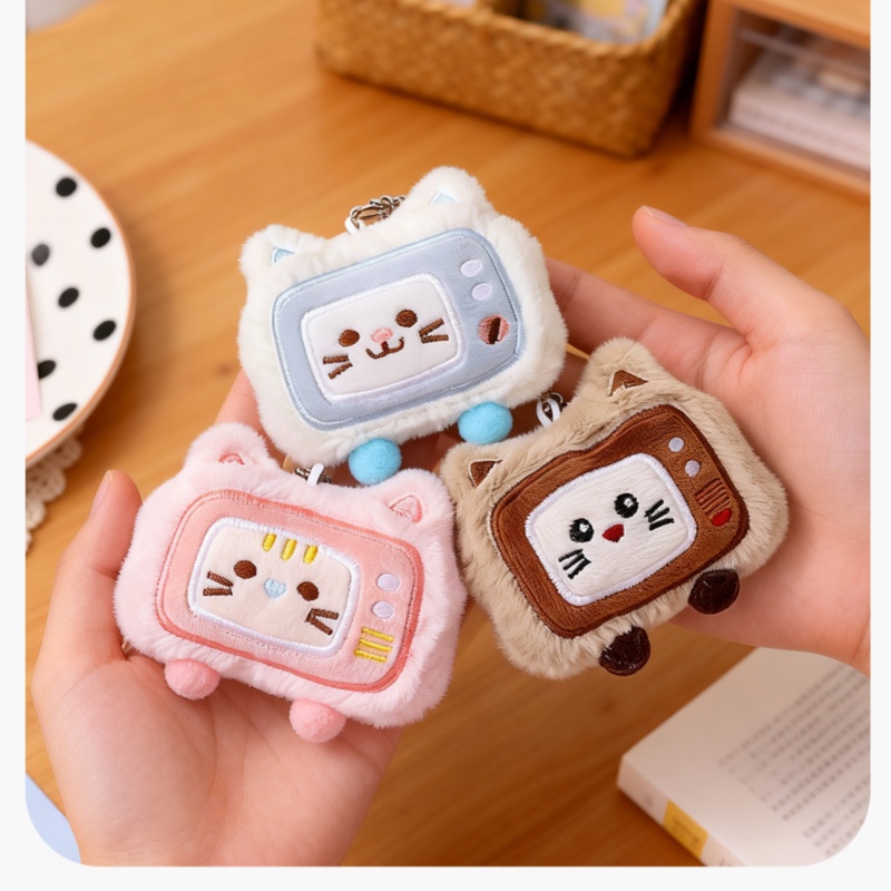 Cute Cartoon Keychain cat plus - огляд і ціна Phone Accessories Ideas