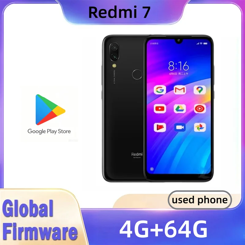 Xiaomi Redmi 7 Cellphone with  - огляд і ціна Phone Accessories Display