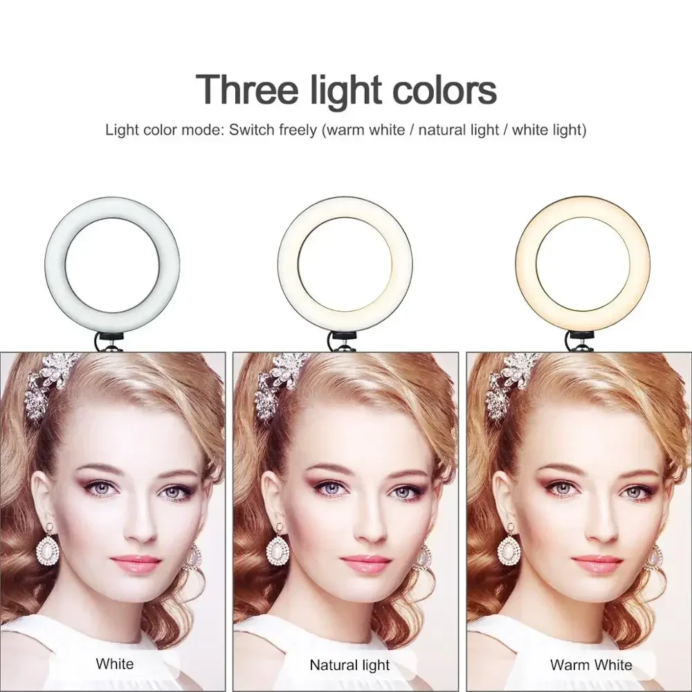 Ring Light Dimmable LED Studio - огляд і ціна Selfie Stick Tripod