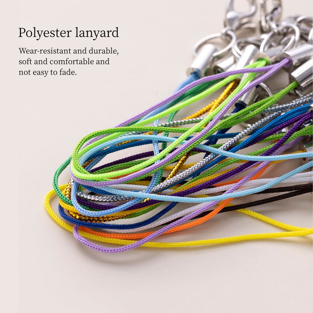 100pcs Polyester Lanyard Singl - огляд і ціна Phone Accessories Hooks