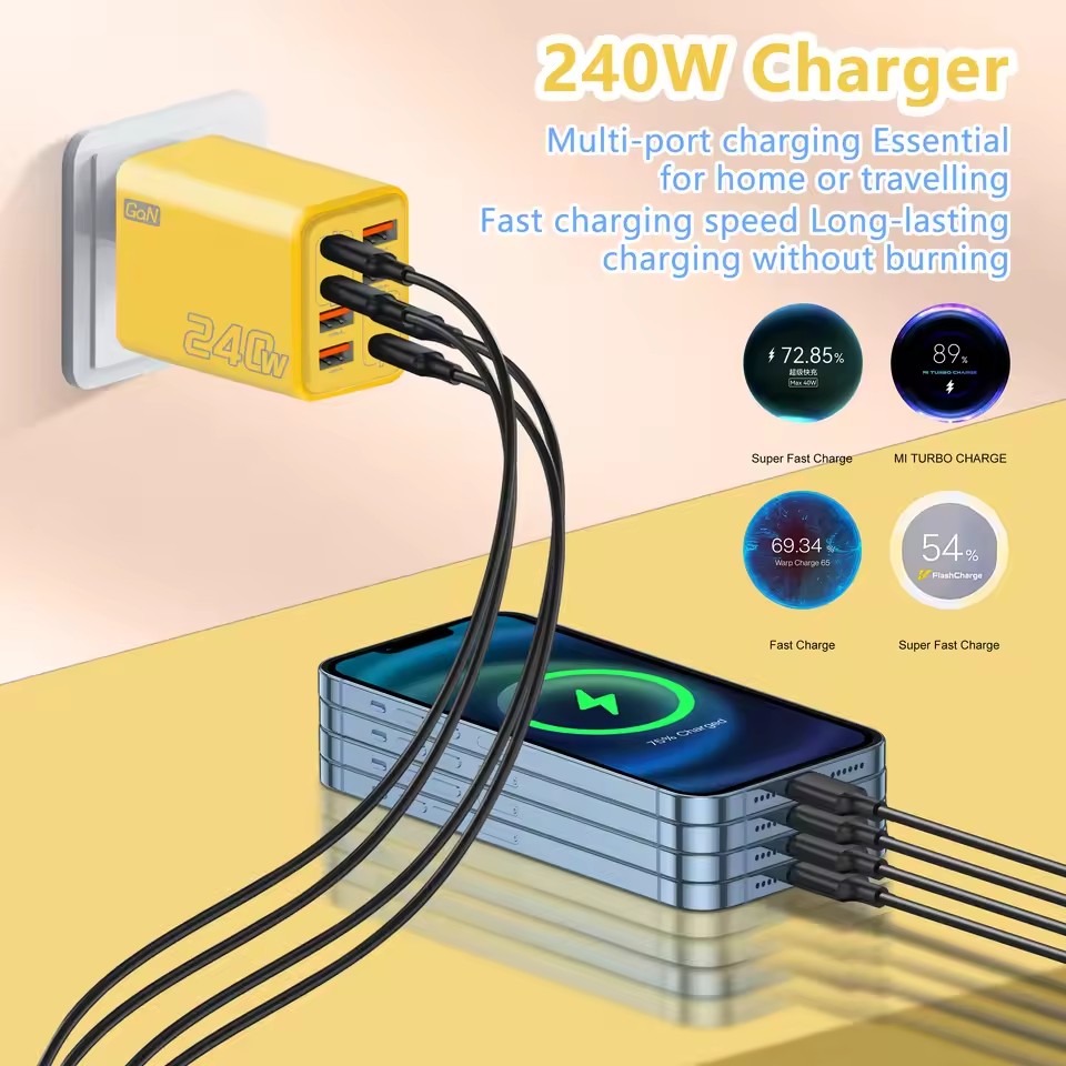 8 in 1 GaN USB C Desktop Charg - огляд і ціна Phone Accessories Supplier