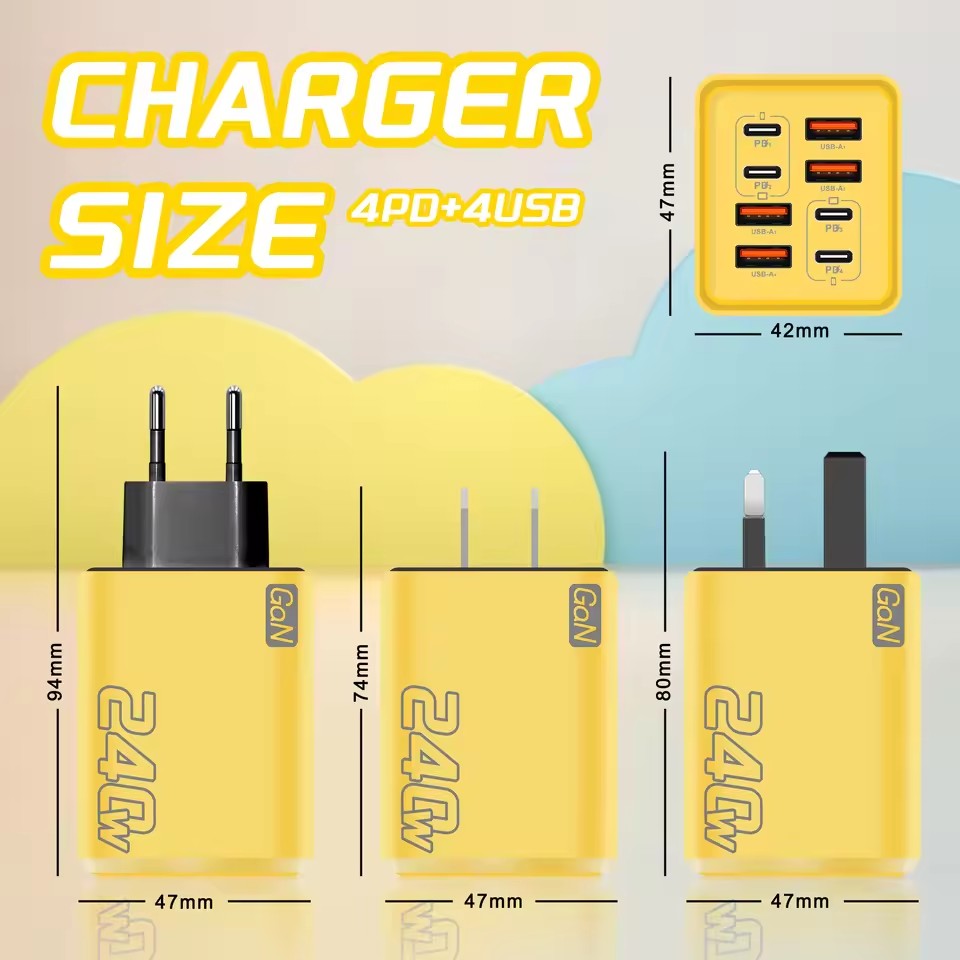 8 in 1 GaN USB C Desktop Charg - огляд і ціна Phone Accessories Supplier