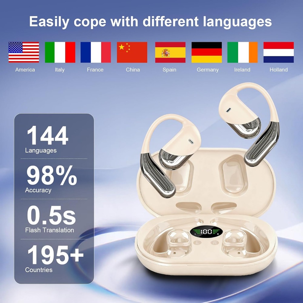 144 Language Real-time Transla - огляд і ціна Wireless Earbuds Case