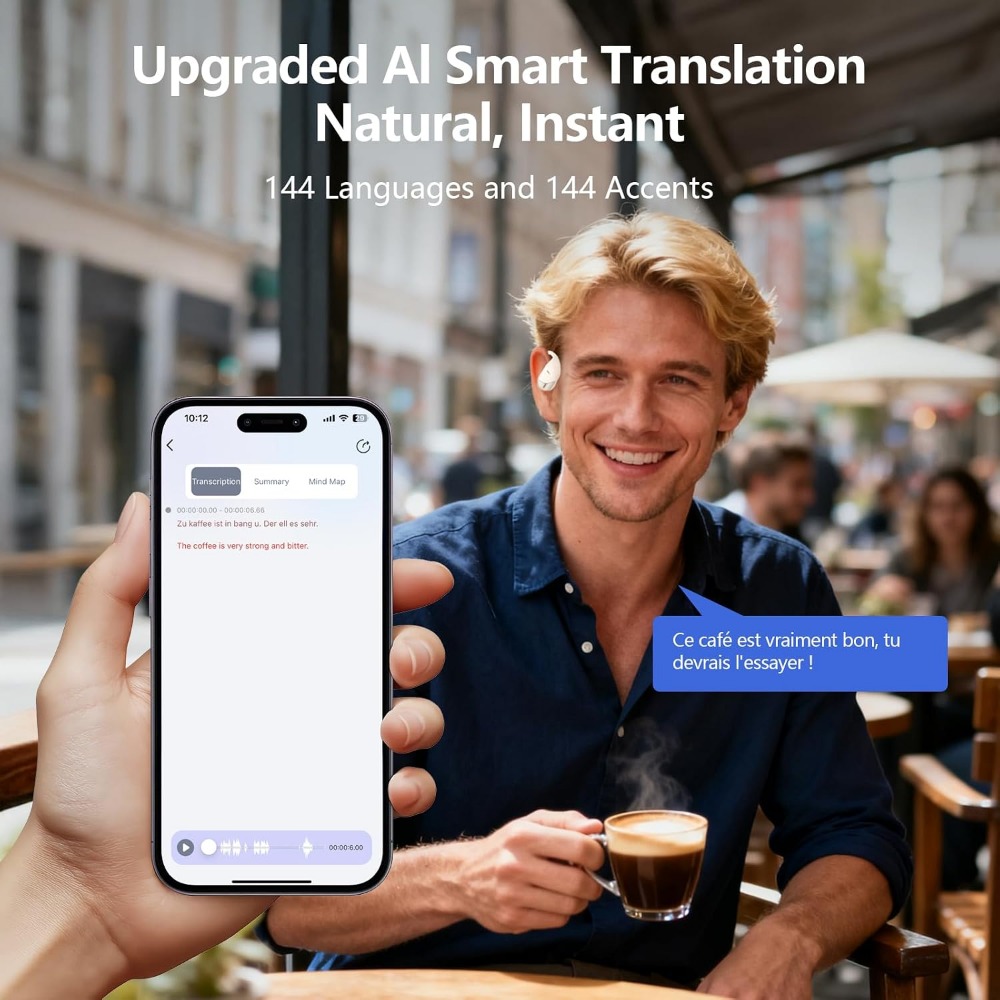 144 Language Real-time Transla - огляд і ціна Wireless Earbuds Case