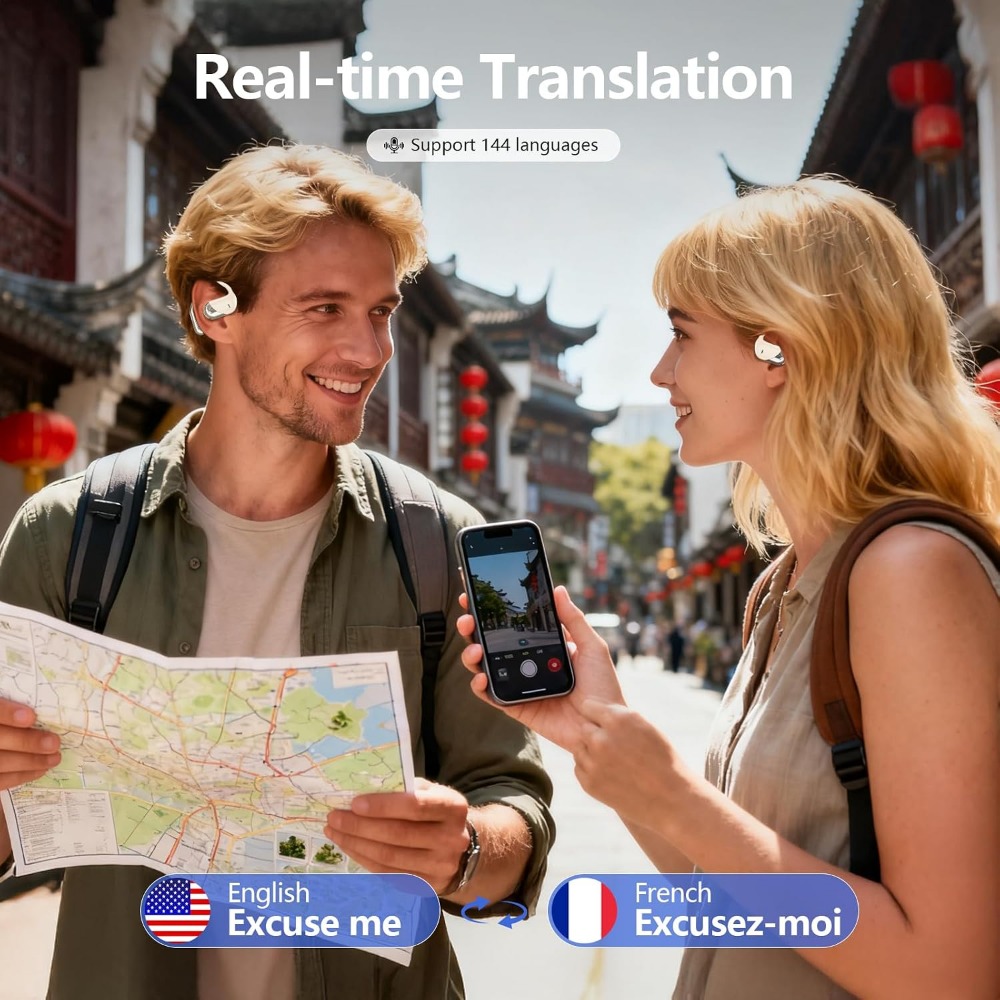 144 Language Real-time Transla - огляд і ціна Wireless Earbuds Case