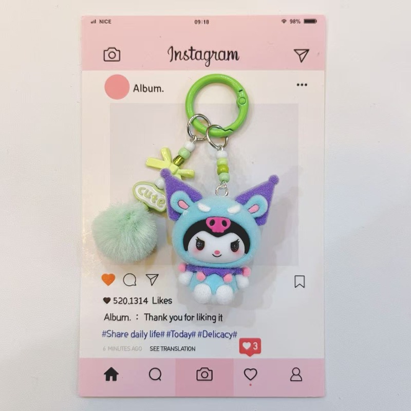 Fashion Kuromi Figure Resin Ke - огляд і ціна Phone Accessories For Teens