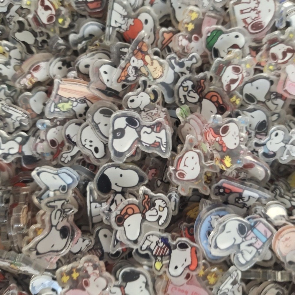 50-100 Pcs 2cm Snoopy Acrylic  - огляд і ціна Phone Accessories Supplier