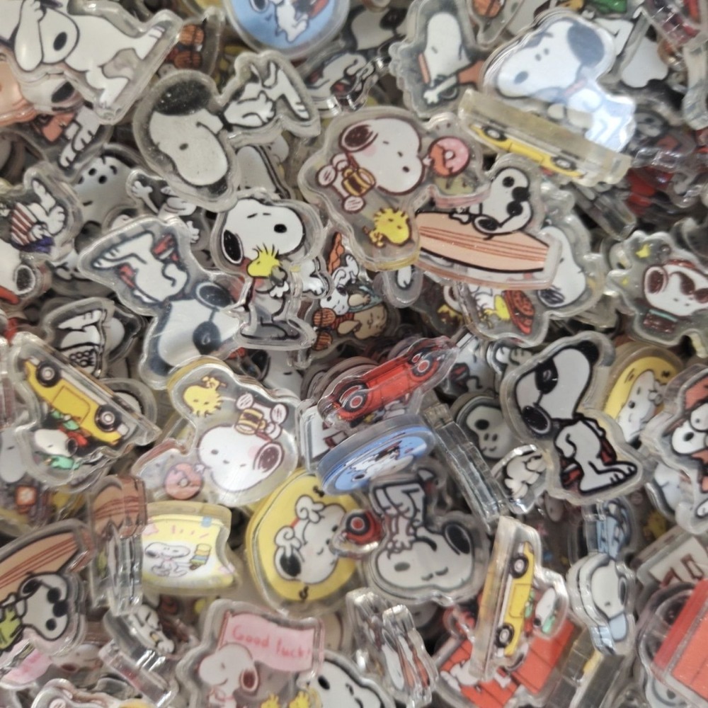 50-100 Pcs 2cm Snoopy Acrylic  - огляд і ціна Phone Accessories Supplier