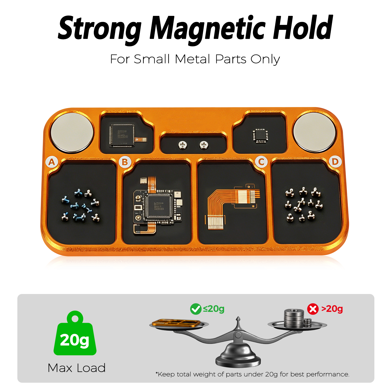 NEWACALOX Magnetic Screw Stora - огляд і ціна Phone Accessories Repair