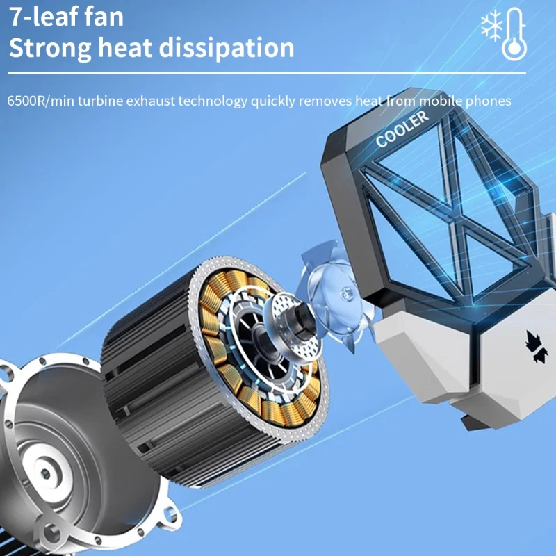DY08 Mobile Phone Cooling Fan  - огляд і ціна Phone Accessories Android