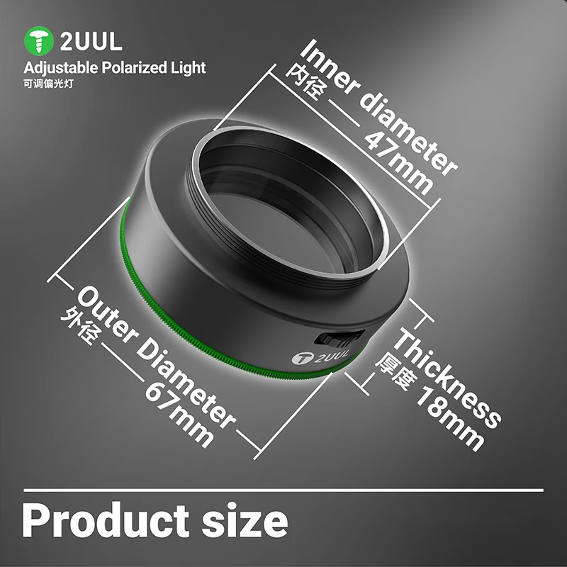 2UUL Adjustable Polarized Ligh - огляд і ціна Phone Accessories Repair