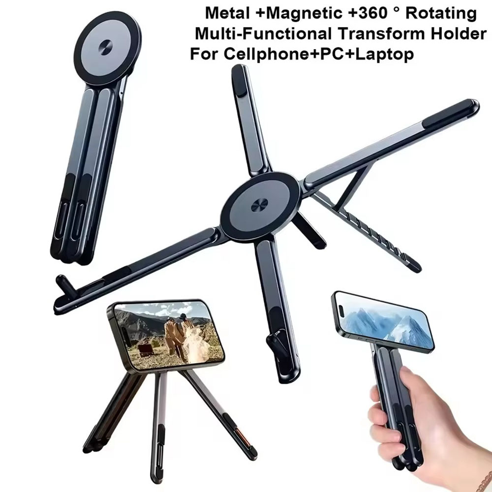 Portable Magnetic Phone Holder - огляд і ціна Selfie Stick Tripod