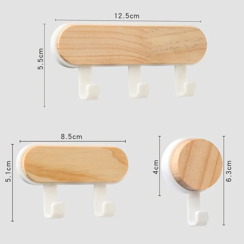 Wood Key Holder Hat Scarf Stor - огляд і ціна Phone Accessories Hooks
