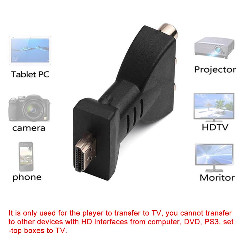 For HD TV BOX HD 1080P RCA AV  - огляд і ціна Hdmi Phone Adapter