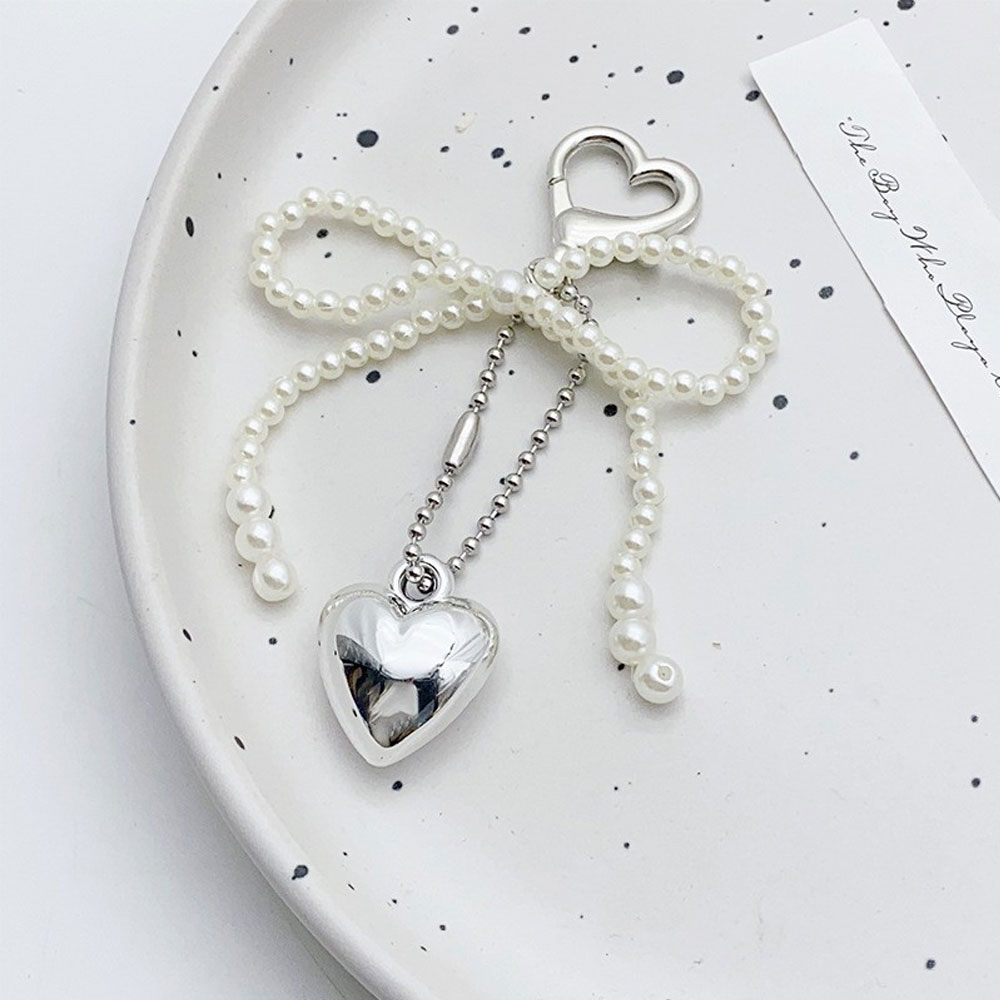 Korean Cute Bow Pearl Phone Pe - огляд і ціна Phone Accessories Android
