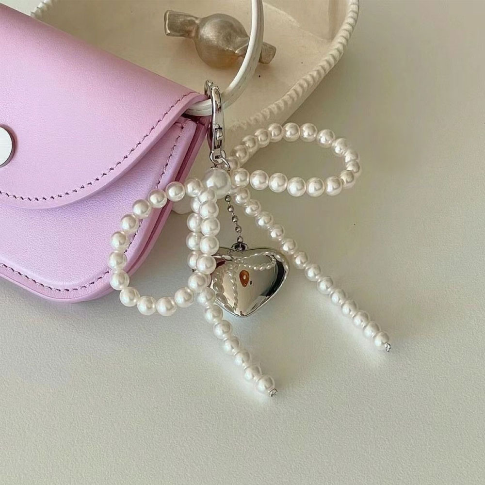 Korean Cute Bow Pearl Phone Pe - огляд і ціна Phone Accessories Android