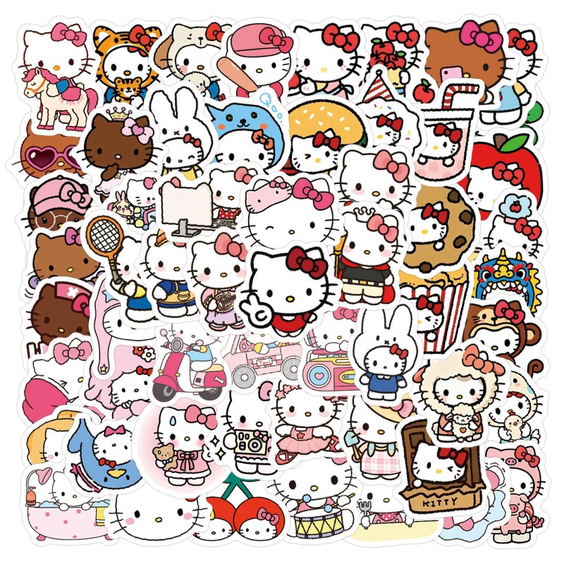 100pcs Hello Kitty Sticker Ani - огляд і ціна Phone Accessories Supplier