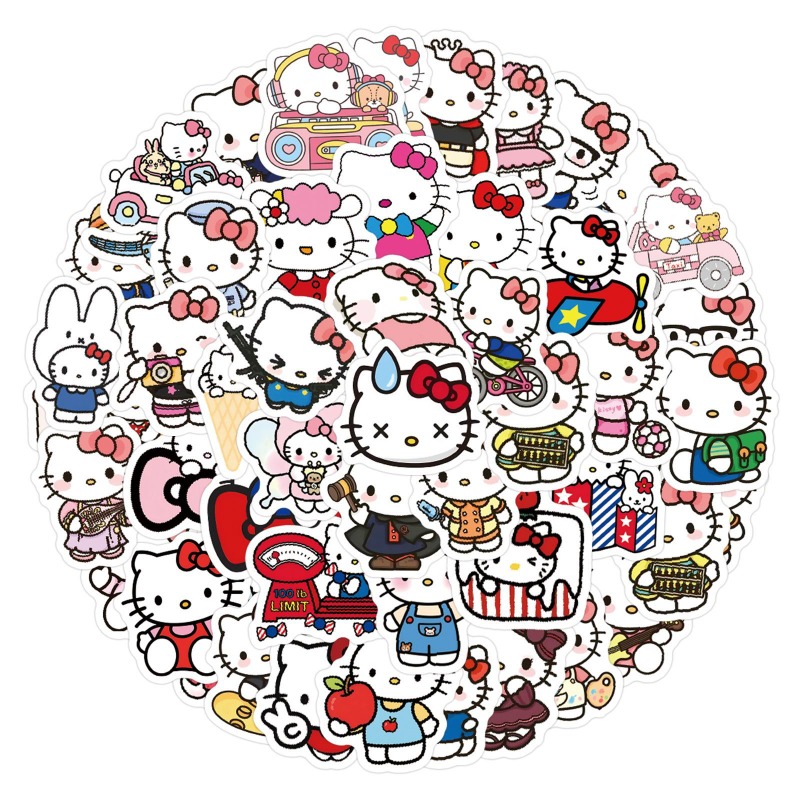 100pcs Hello Kitty Sticker Ani - огляд і ціна Phone Accessories Supplier