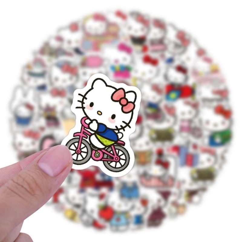 100pcs Hello Kitty Sticker Ani - огляд і ціна Phone Accessories Supplier