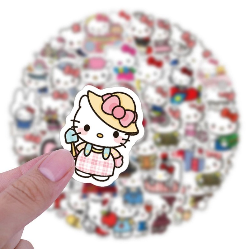 100pcs Hello Kitty Sticker Ani - огляд і ціна Phone Accessories Supplier