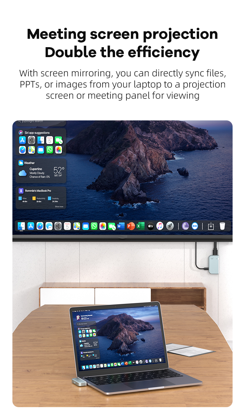 50M Type C HDMI-Compatible Wir - огляд і ціна Hdmi Phone Adapter