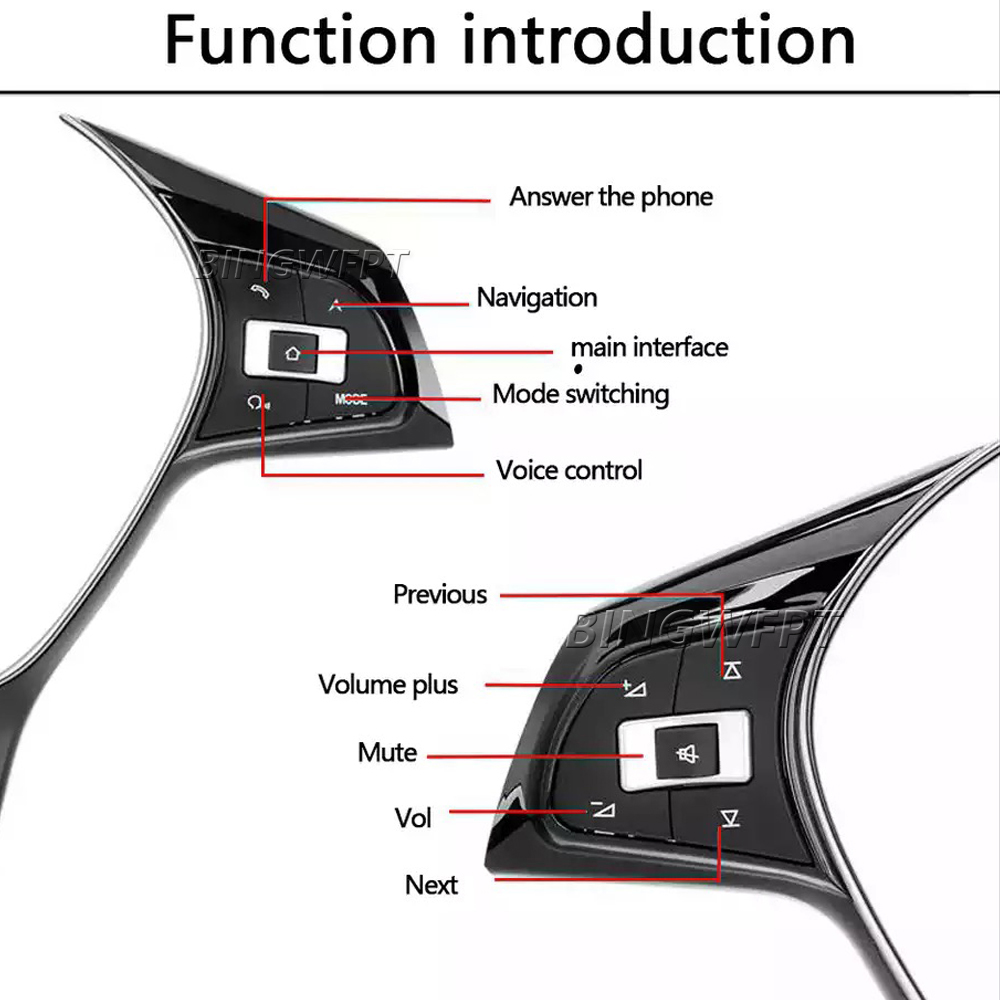 Car LED Steering Wheel Button  - огляд і ціна Quality Phone Accessories