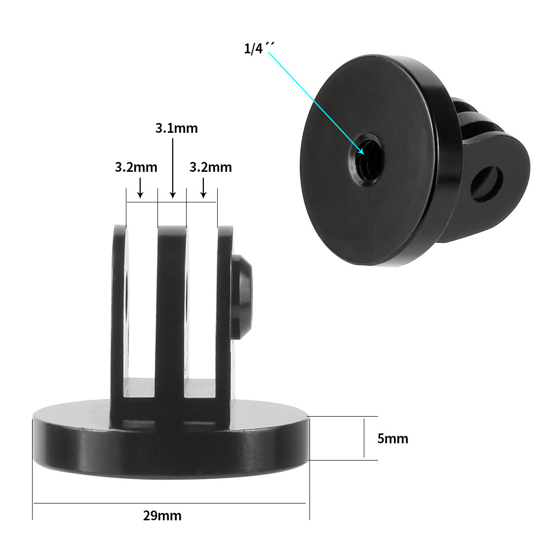 For Gopro Tripod Mount Adapter - огляд і ціна Selfie Stick Tripod